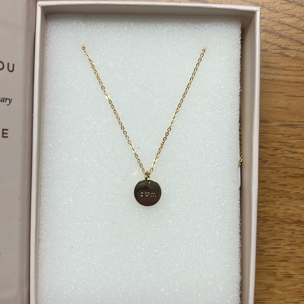 Made by Mary necklace. It had C 🤍 M